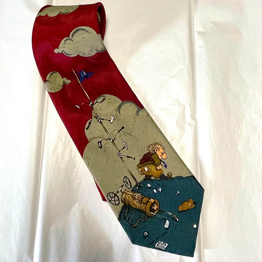 EUC- Angry golfer tie